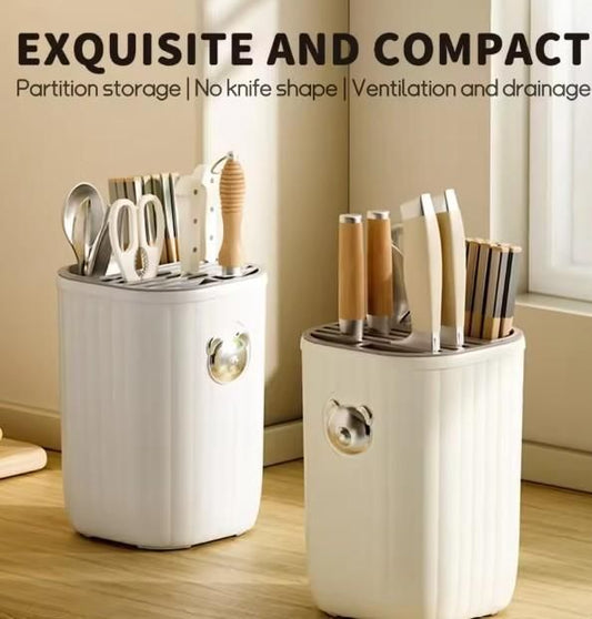 Knife Holder Multifunctional Kitchen Cutlery Storage, on cash on delivery