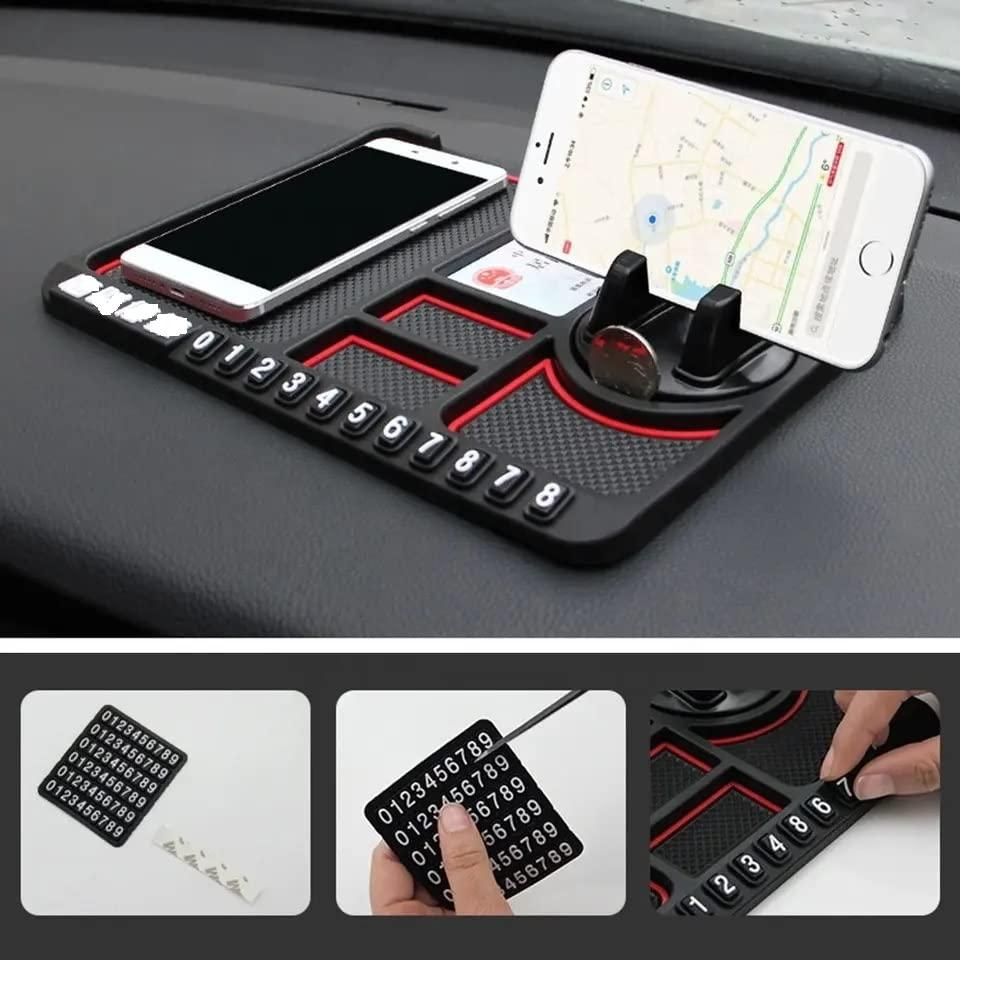 GPS Holder Anti-Slip Silicone Pad and Car Mobile Holders for Car Dashboard