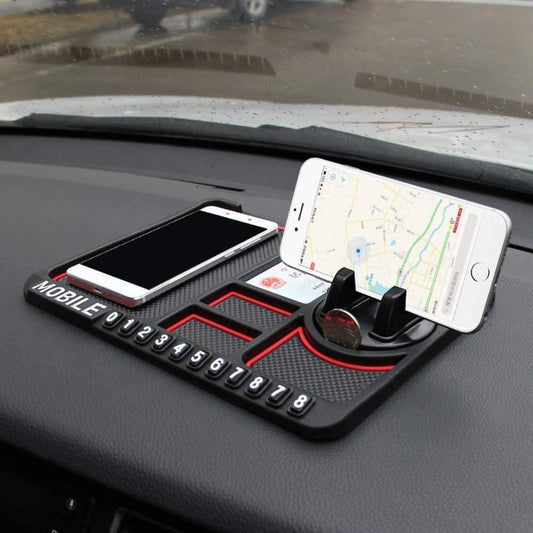 GPS Holder Anti-Slip Silicone Pad and Car Mobile Holders for Car Dashboard