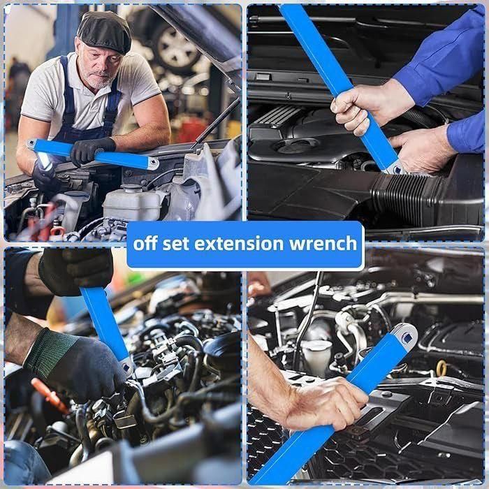 Premium Offset Extension Wrench | Adjustable Torque Handle for Automotive & DIY Repair